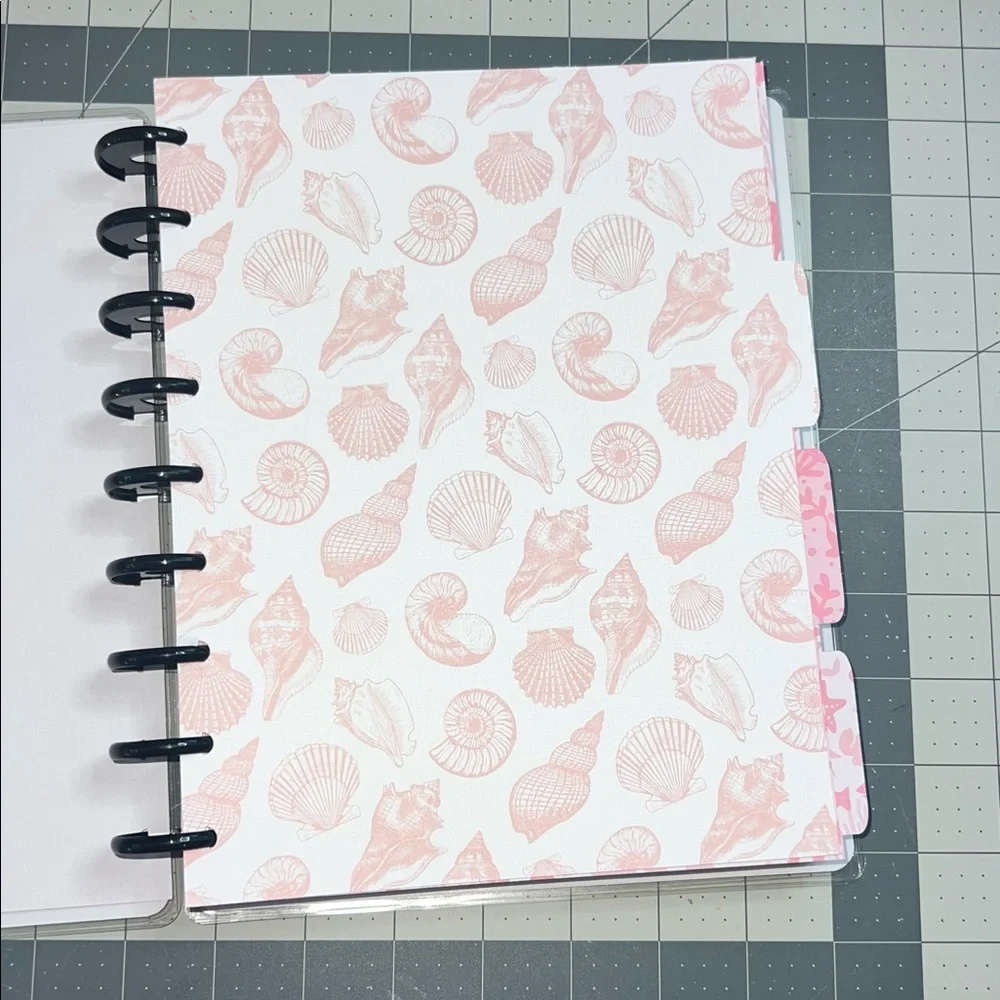 Mermaid happy planner classic size cover set, tab dividers and dashboards
